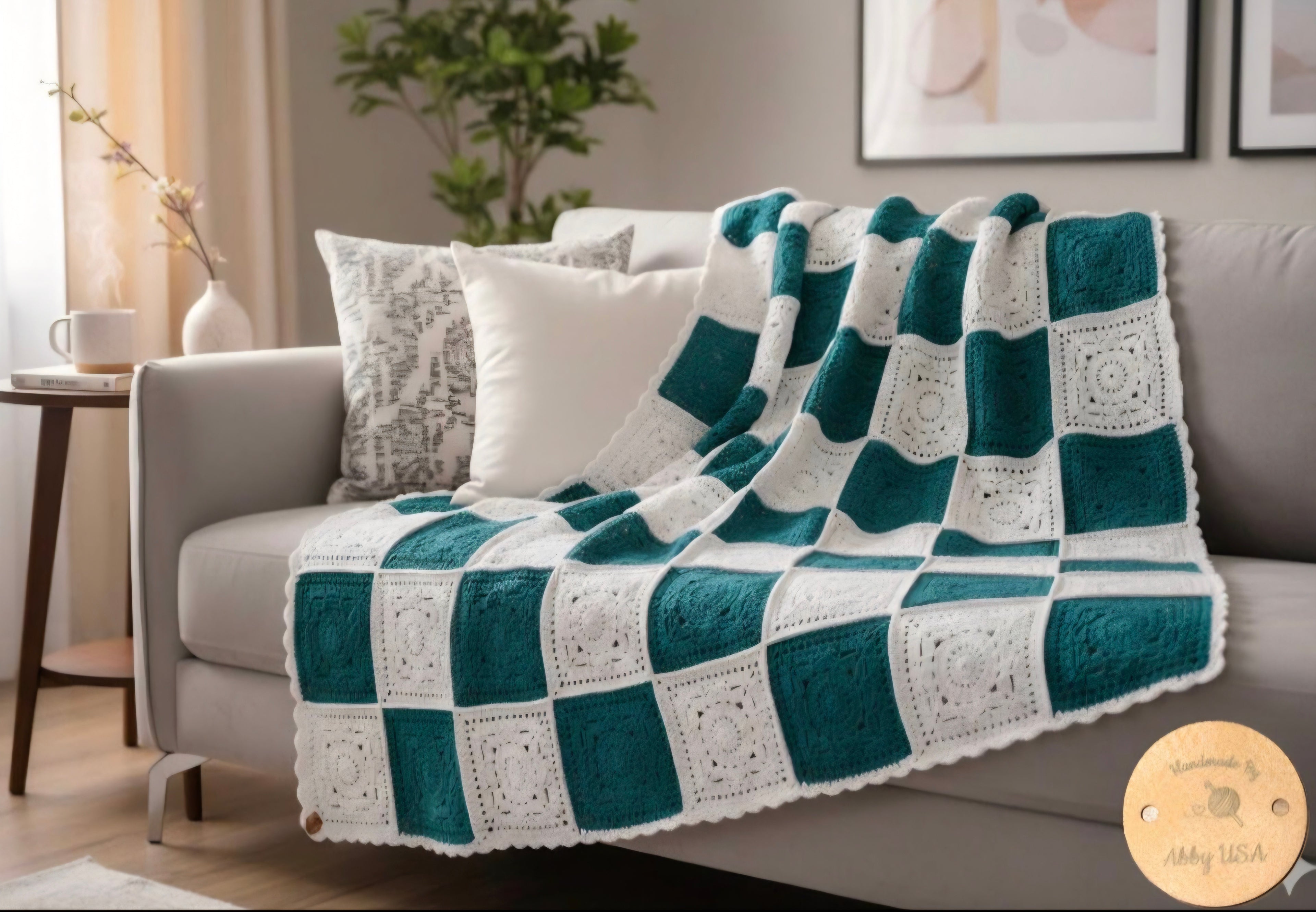 Willow granny square blanket